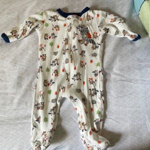 Animal footie jammies